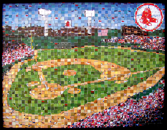 Fenway Park - 2003 Topps Series 1 - (� The Topps Company, Inc.) - 2003 - 20" x 16", 1 cm & .5 cm tiles