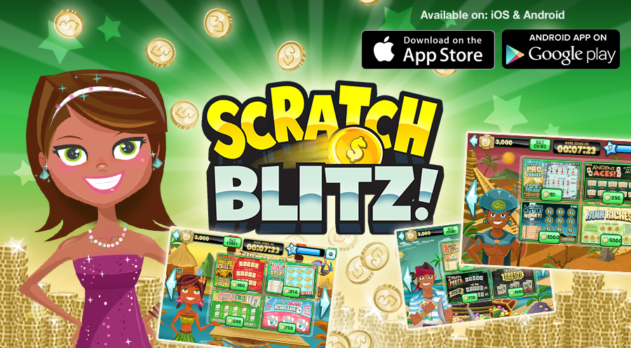 Scratch Blitz, Art Director, UI/UX Designer, Graphic Designer & Effects Animator, (© SGN) - 2013