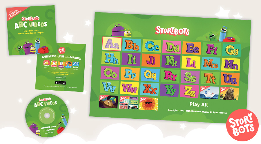 StoryBots - DVD Graphic Designer - (© 1999–2014 JibJab Media Inc.) - 2015