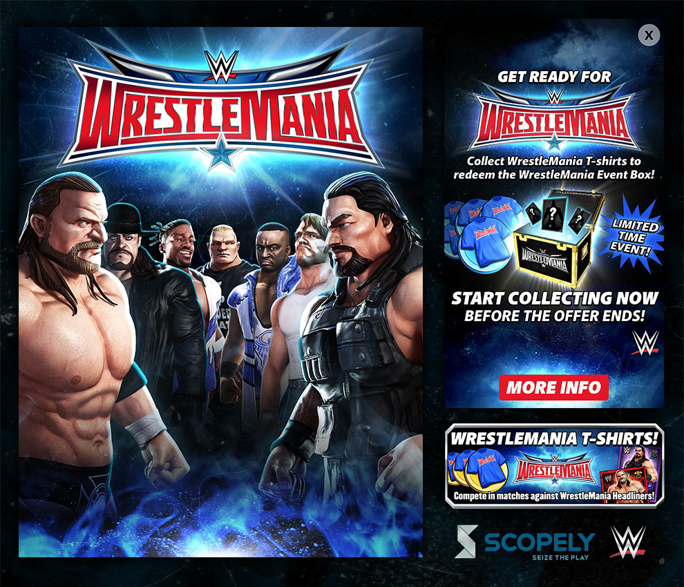 Scopely - WWE: Champions - Graphic Designer (Scopely, Inc.) - 2016