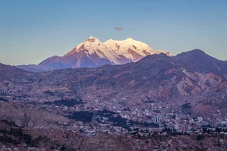 Landing in La Paz, Bolivia