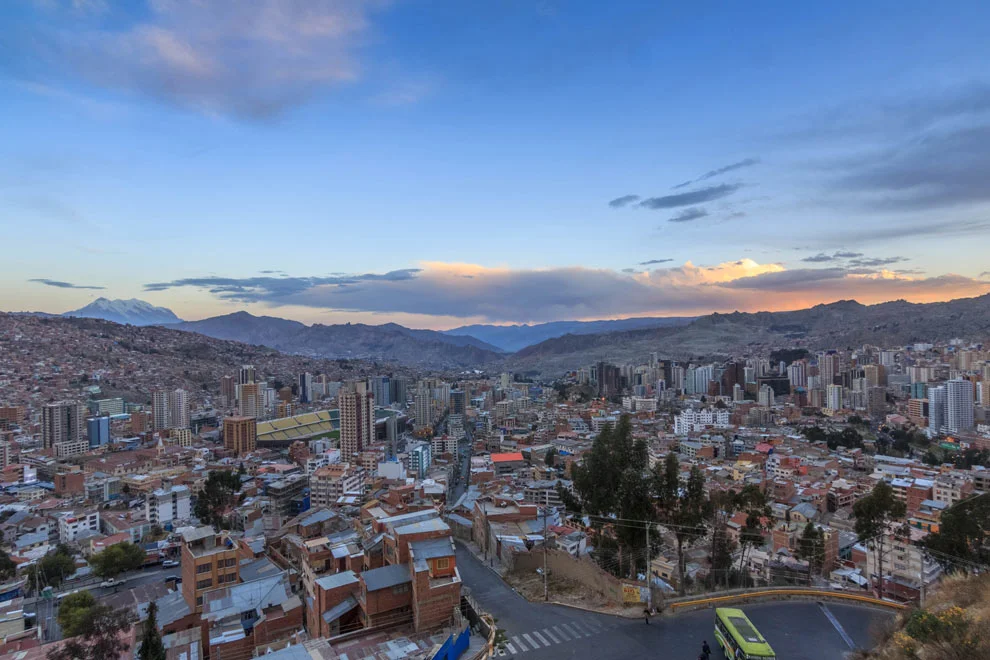 Super wide shot of the old city.