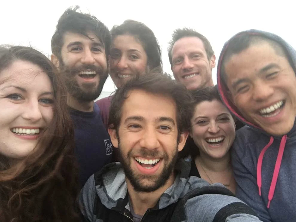 The Challenge Competitors: L to R: Kelly, Jeff, Paige, JP (Bottom), Me, Miranda & Johnson