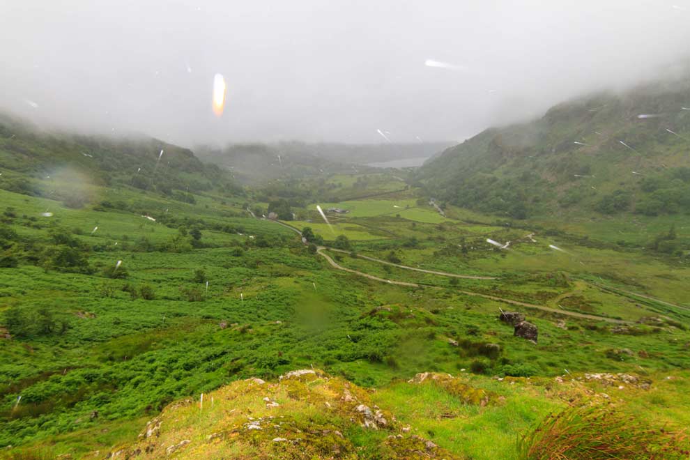 Too much rain, so I could not take photos with my good camera. It's a shame, because Wales is gorgeous!