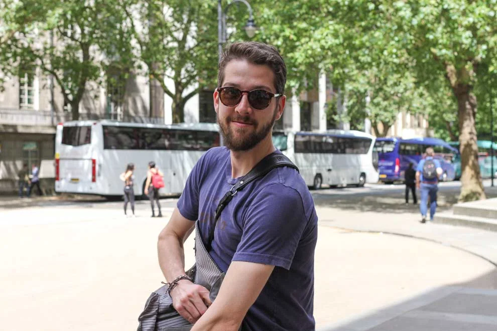 Outside the British Museum with DCarter, fellow Remote photog enthusiast
