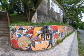 Street Art by Free Mozaik in Prague