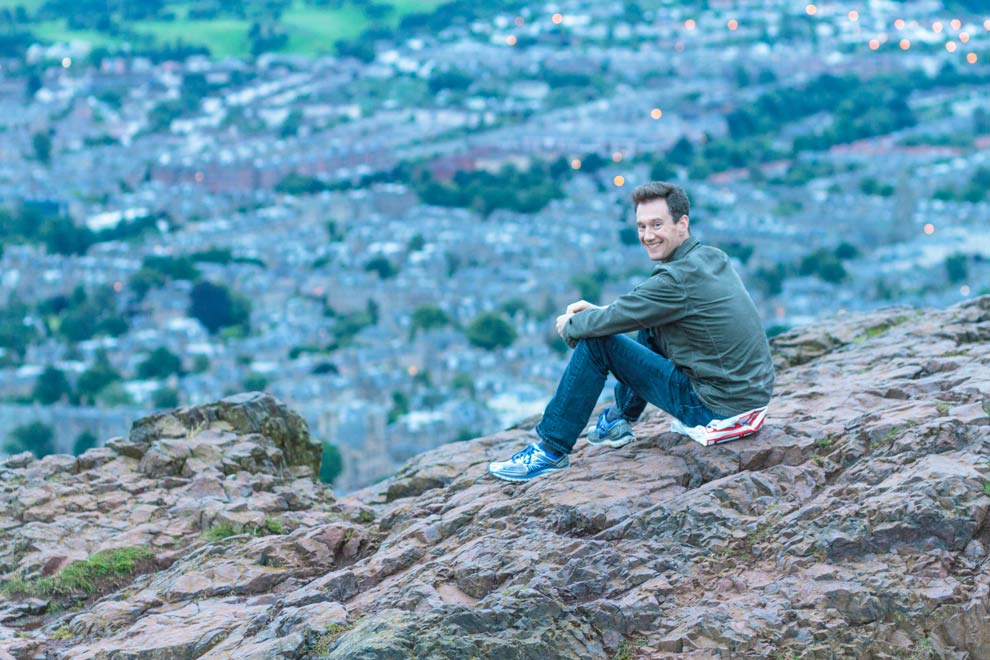 David McLaughlin, loungin' at the top.