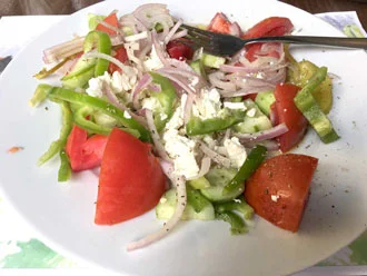 Greek Salads are Great in Greece