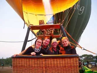 Hot Air Balloon in Bagan