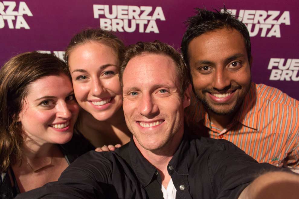 Fuerza Bruta show, Buenos Aires, Argentina---one of the best nights of the year.