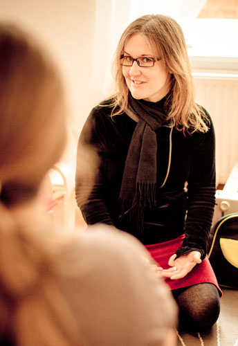 Sandra Schimpf, Hebamme