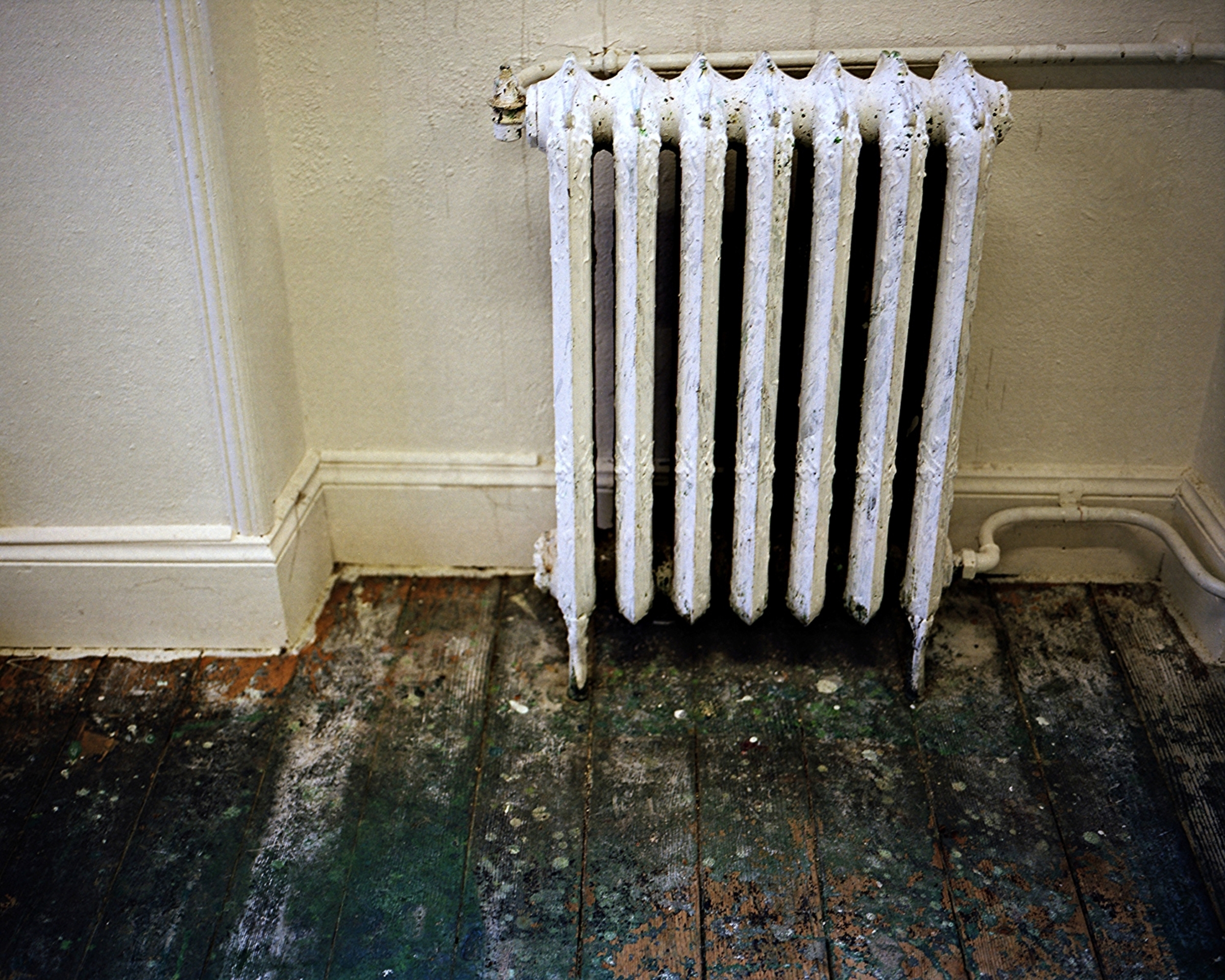 Le radiateur de la salle des maître.