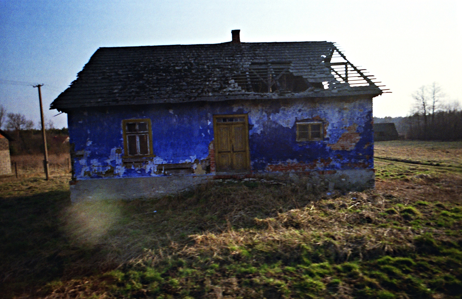 C'était une maison bleue