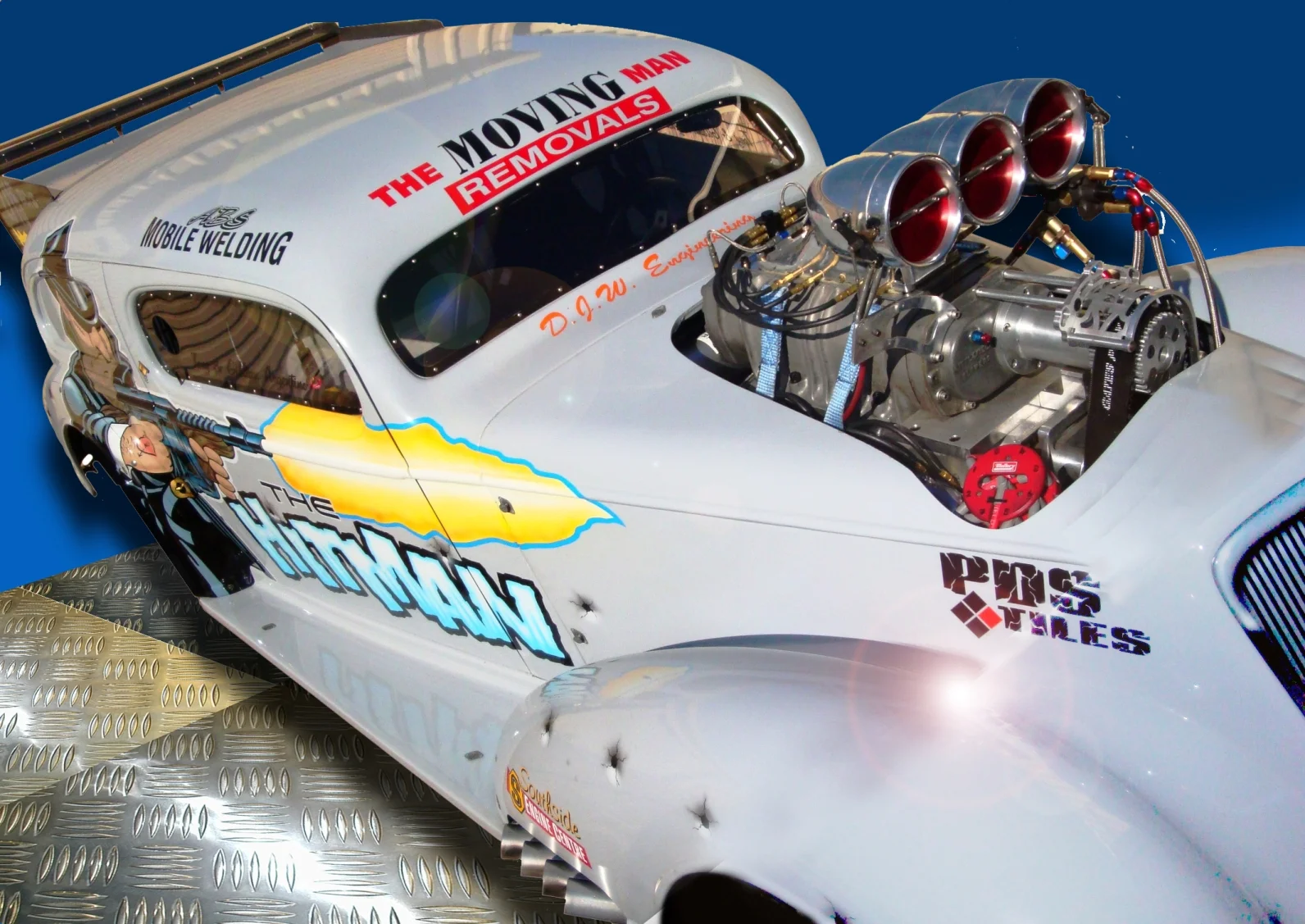 Tony's "Hitman" supercharged car