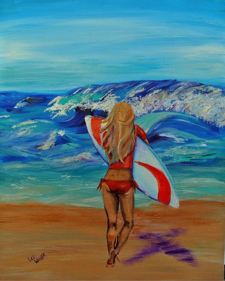 Beach Bum 16x20" Acrylic on Canvas$475.00