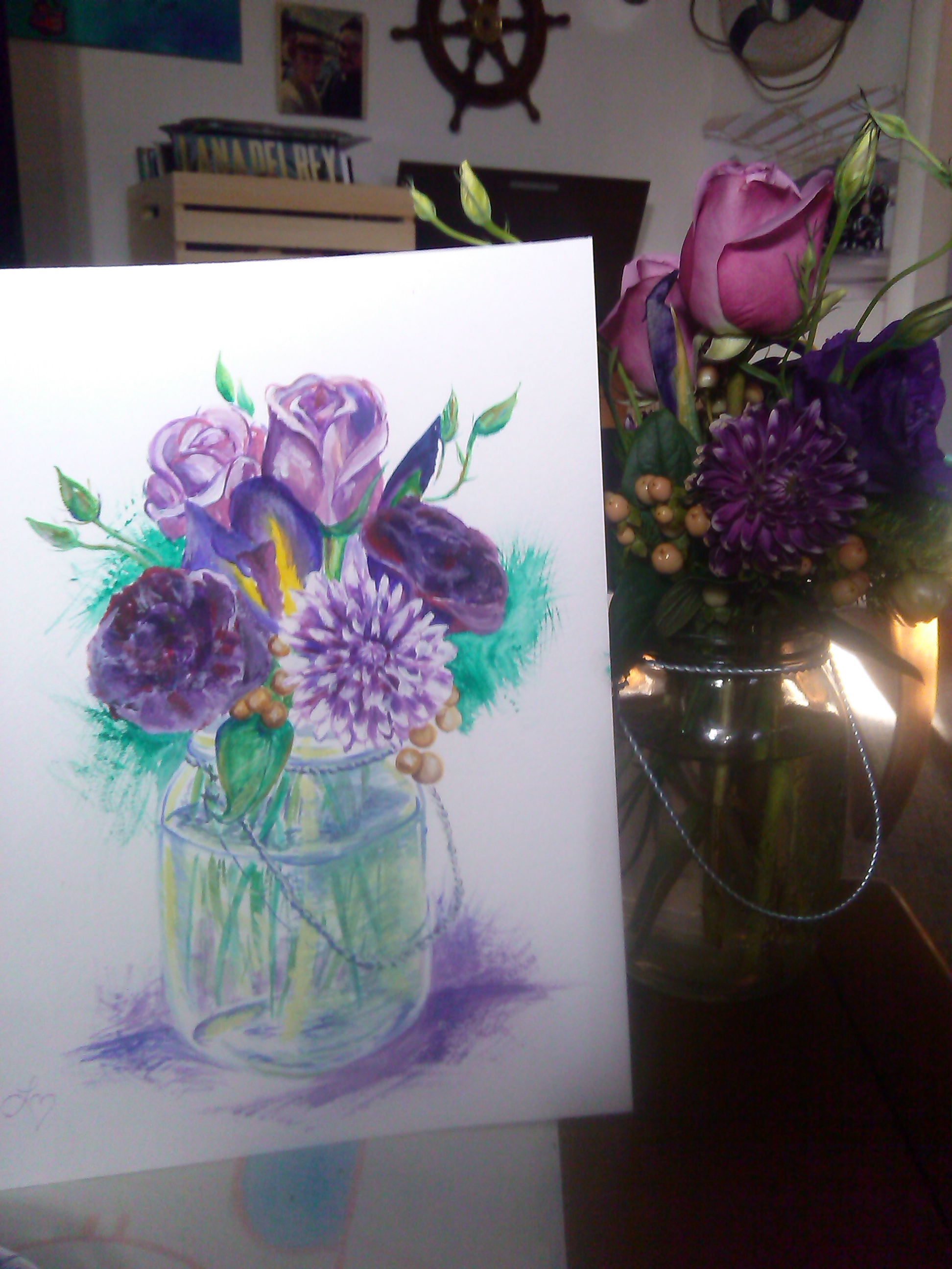 water color flowers 