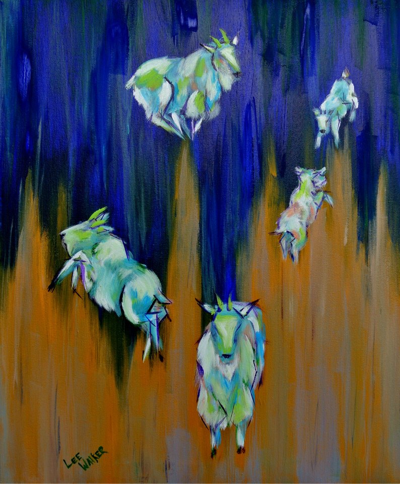 Mountain Goats 16x20