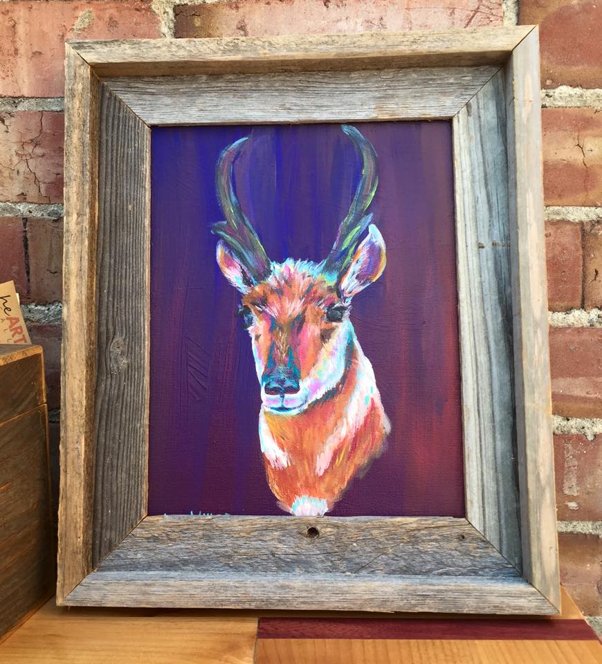 Prong Horn 8x10" $200.00