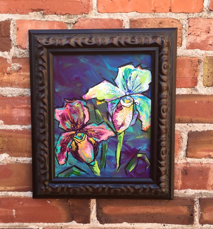 Orchids 8x10" $200
