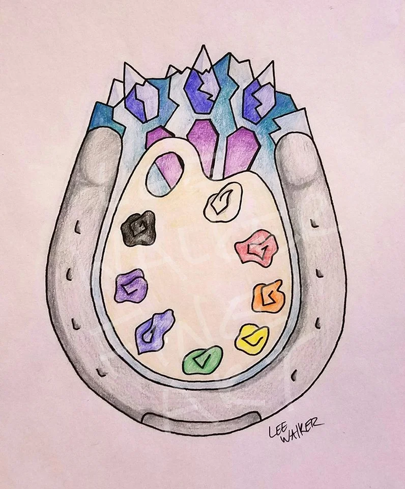 First phase of my logo! Sending it off to my super talented Graphic Designer friend to have it cleaned up!