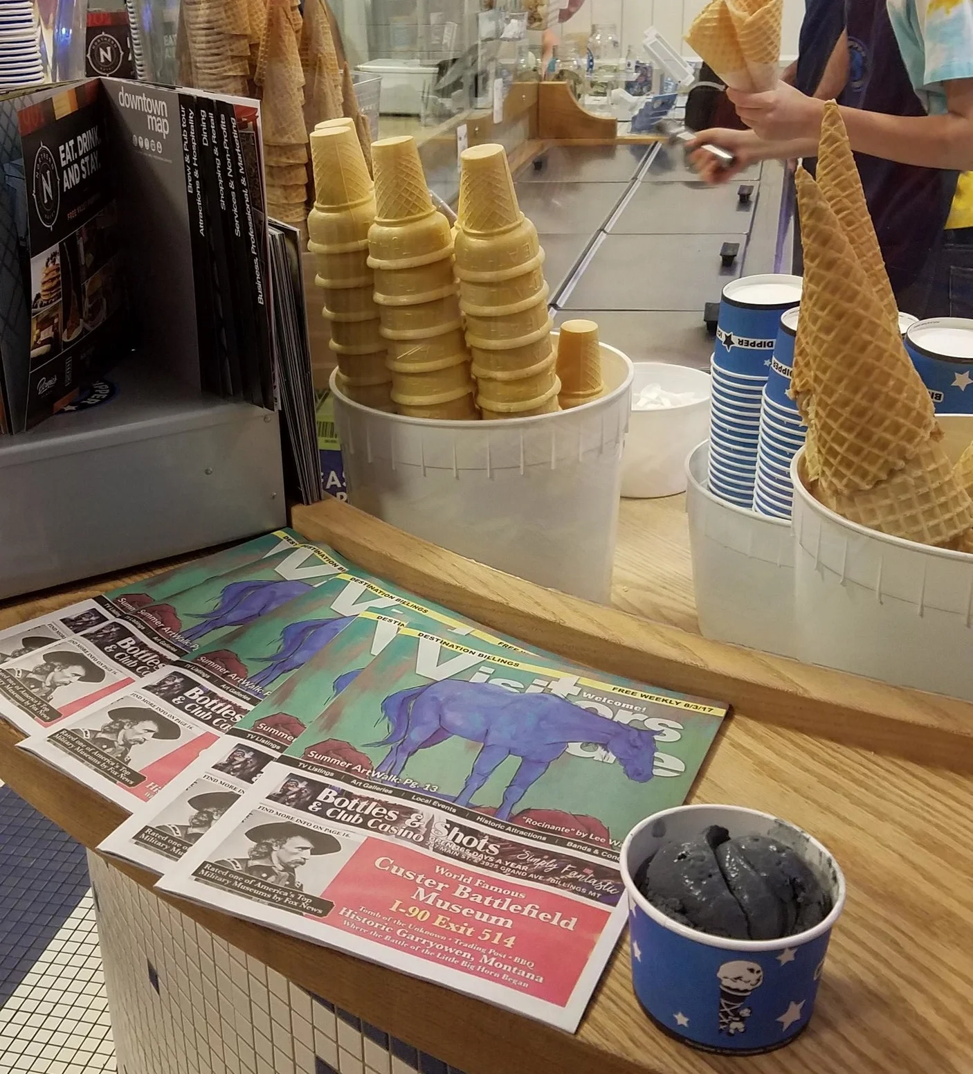 Seen in the wild at Big Dipper Ice Cream!
