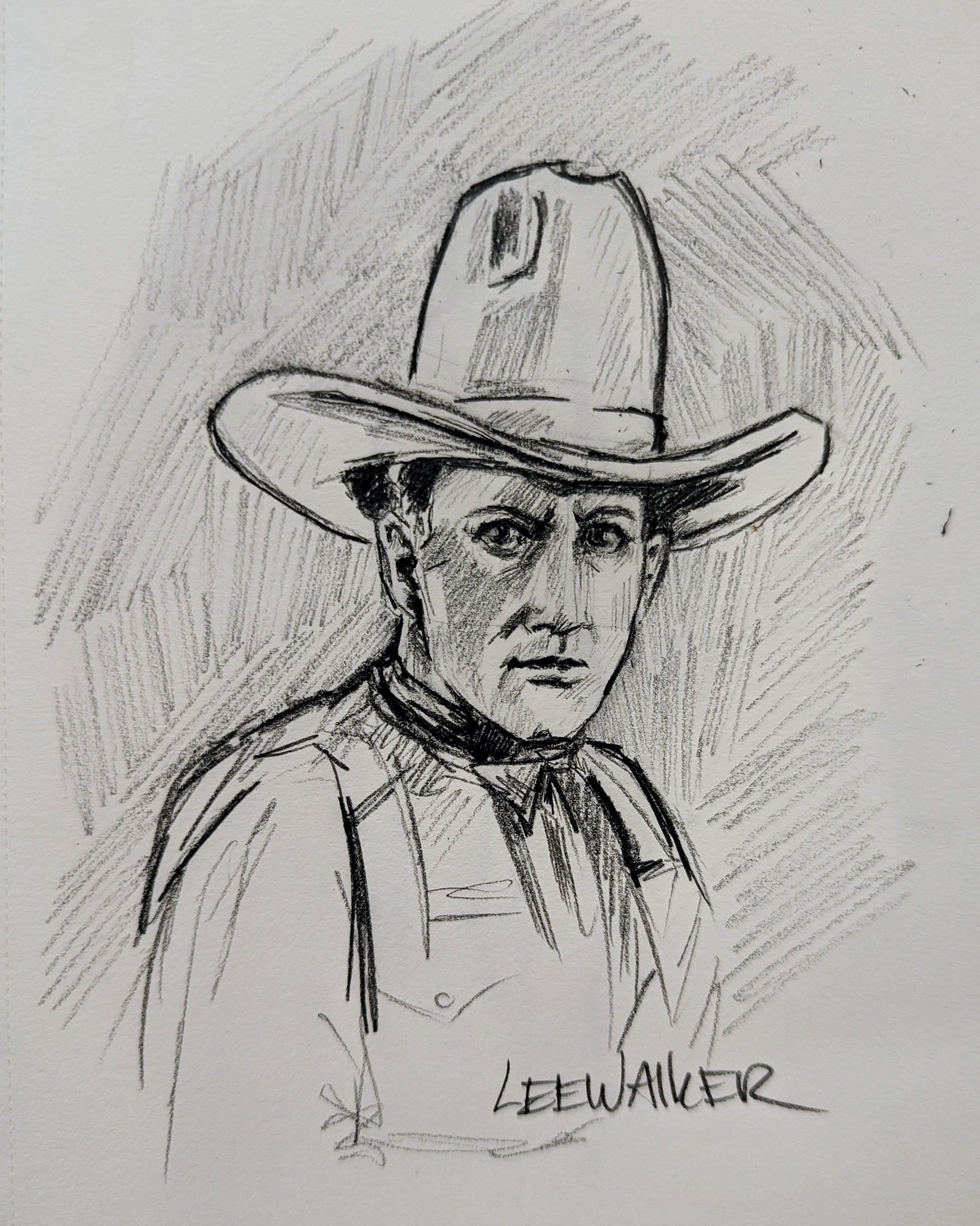 5.5x8" Jack Perrin drawing 2023