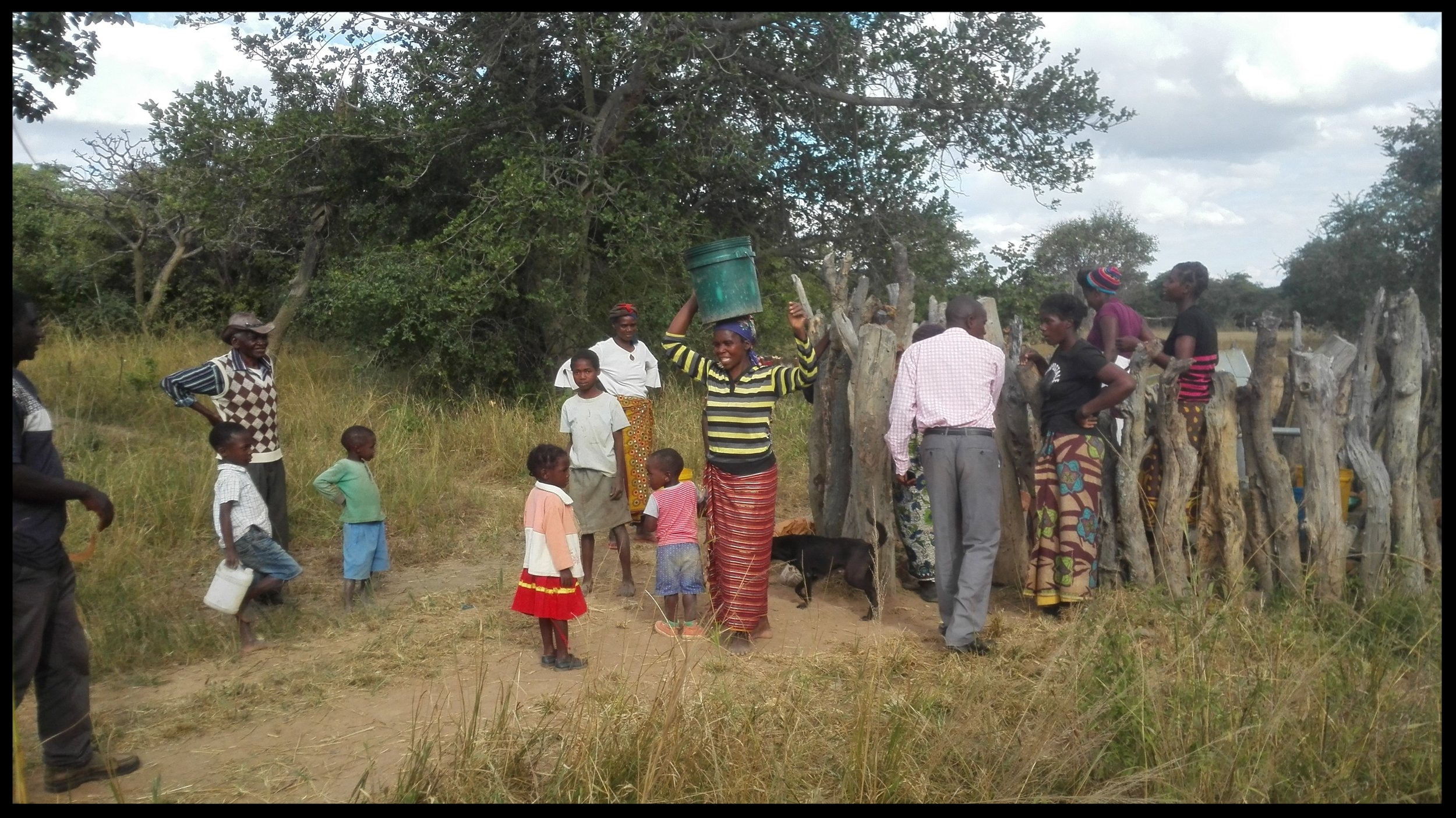The wells provide water not only for drinking, but for cooking, irrigation, vegetation, etc. People come for miles to utilize the wells. All are welcome to partake of the clean water.