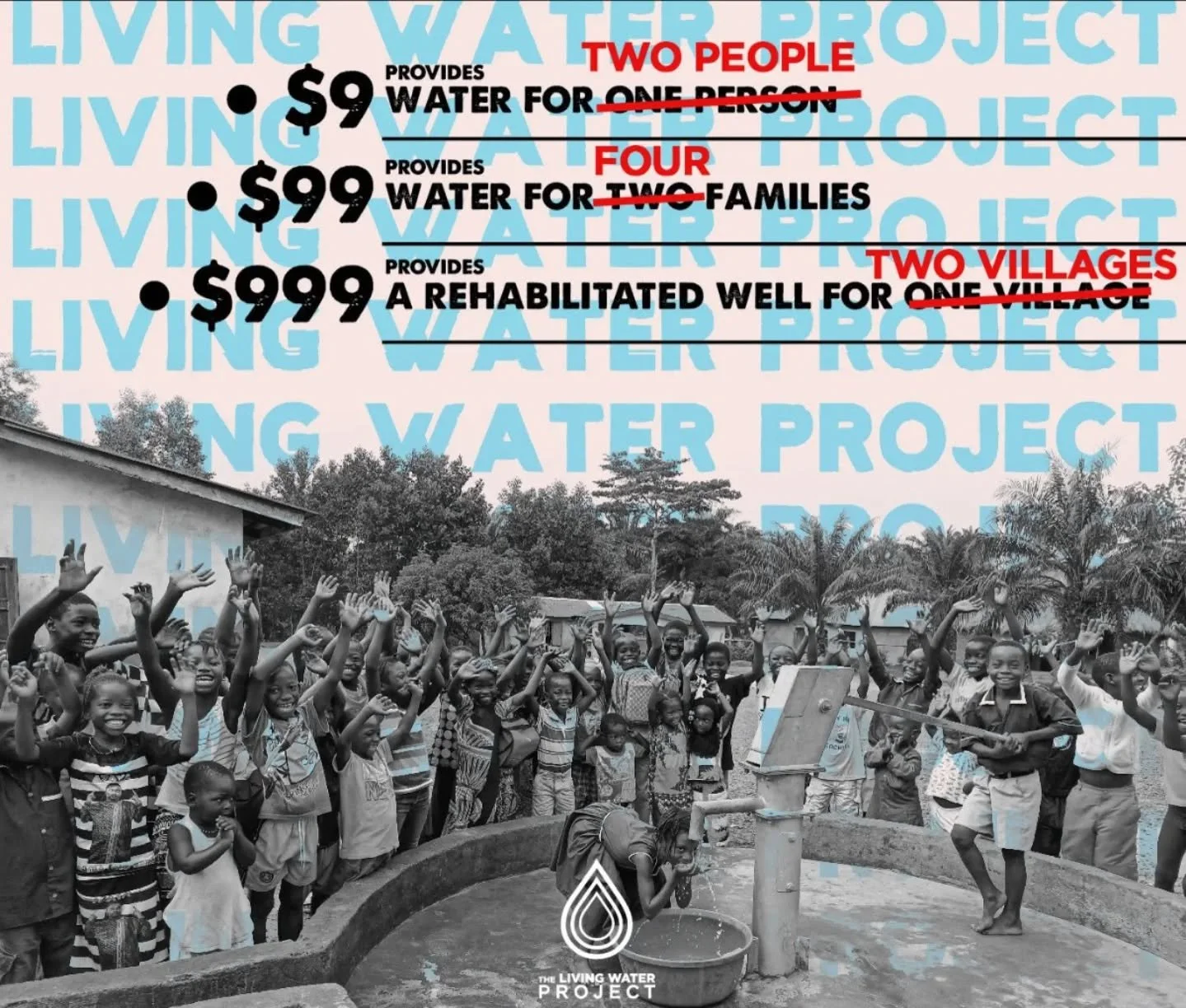 Double your dollars for clean water! 

There's still time to double the impact of every dollar you give. World Water Day is this Sunday--just THREE Days away, so time is running out on your opportunity to double the impact of every dollar you give. W