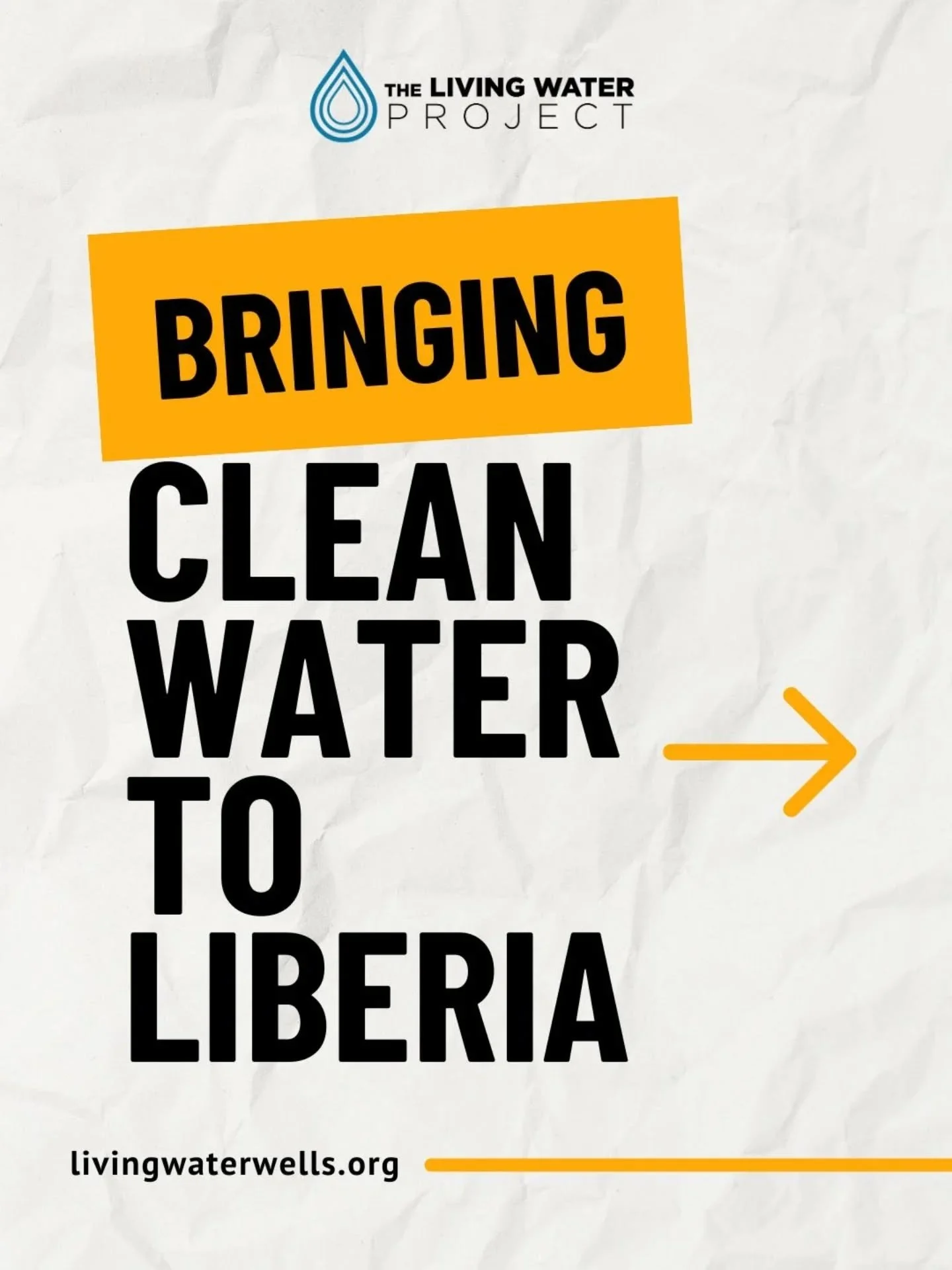 Learn how we bring clean water to Liberia! 

Because we are an all-volunteer-run organization with zero overhead, 100 PERCENT of your donation goes directly to funding clean water projects for the people that need it most! Click the link in our bio o