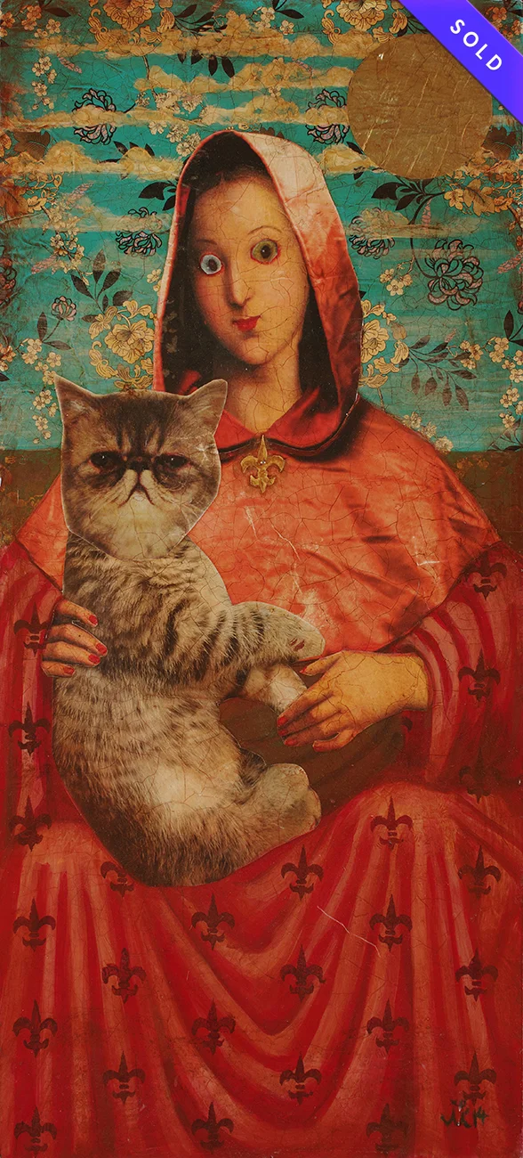 Madonna with Cat / Madonna Kassiga