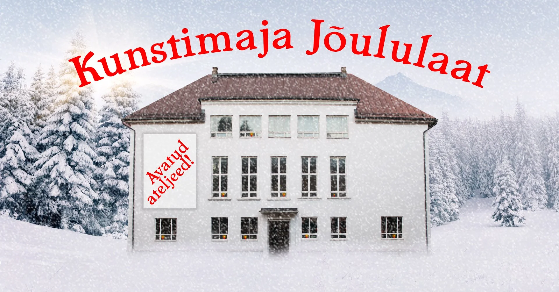 Tartu Kunstimaja jõululaat ja avatud ateljeede päev