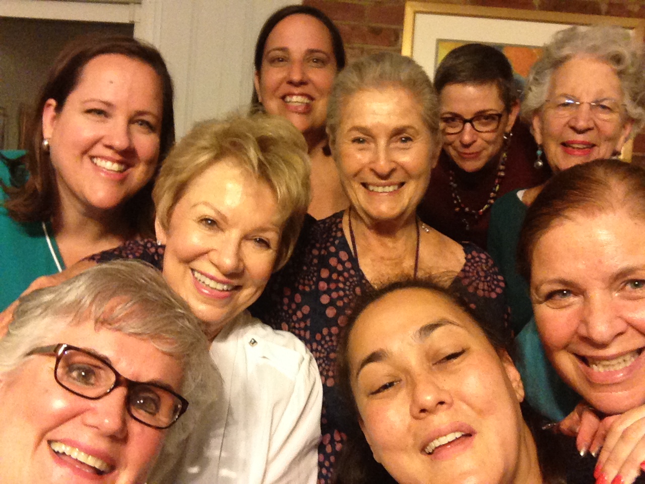 Our first KNIT NIGHT selfie!