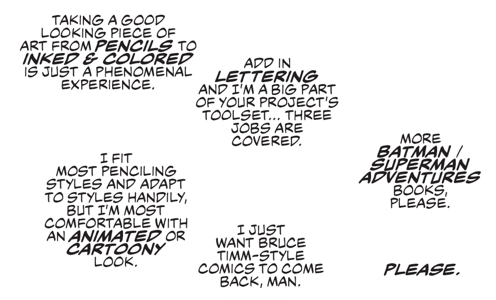 Comic Inking | Professional comic inker and colorist for hire — Art ...
