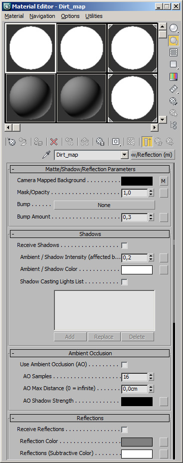Dirt shader in Max part 1/2