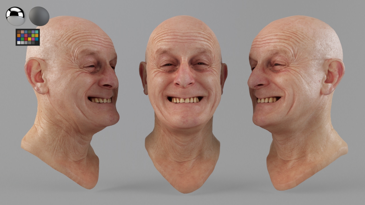 VFX Digital double. Look-dev.
