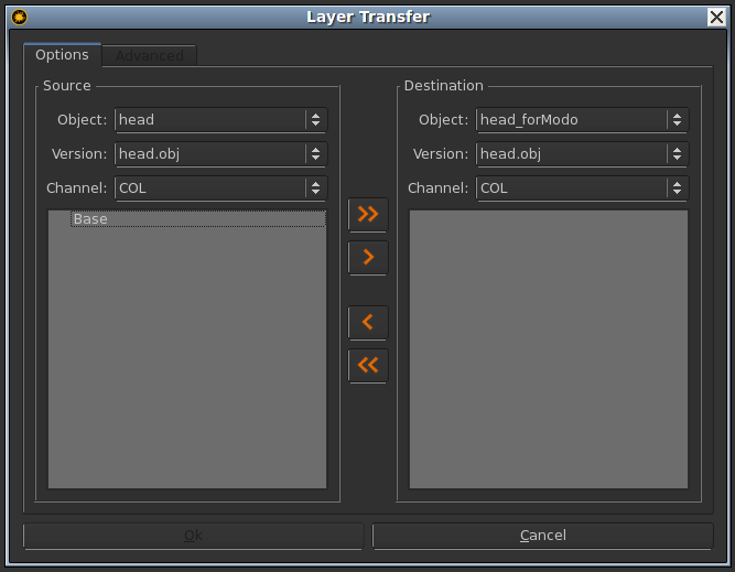 Layer Transfer tool in Mari.