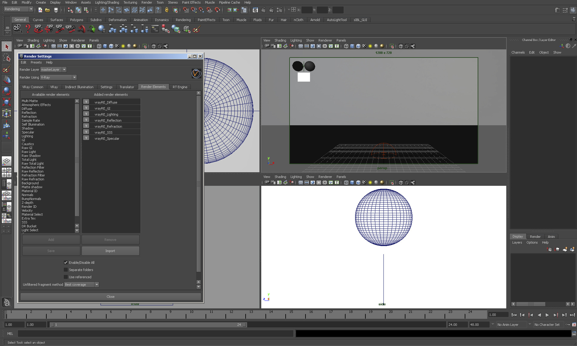 Maya screenshot.