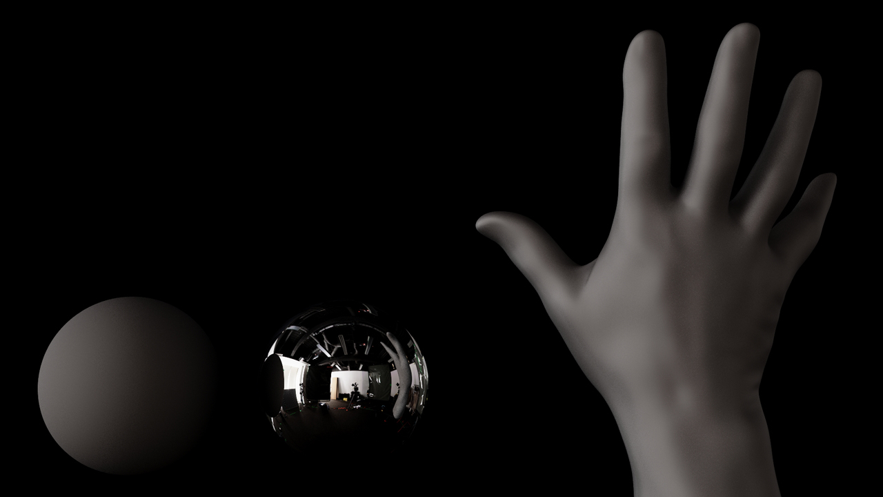Render without displacement map.
