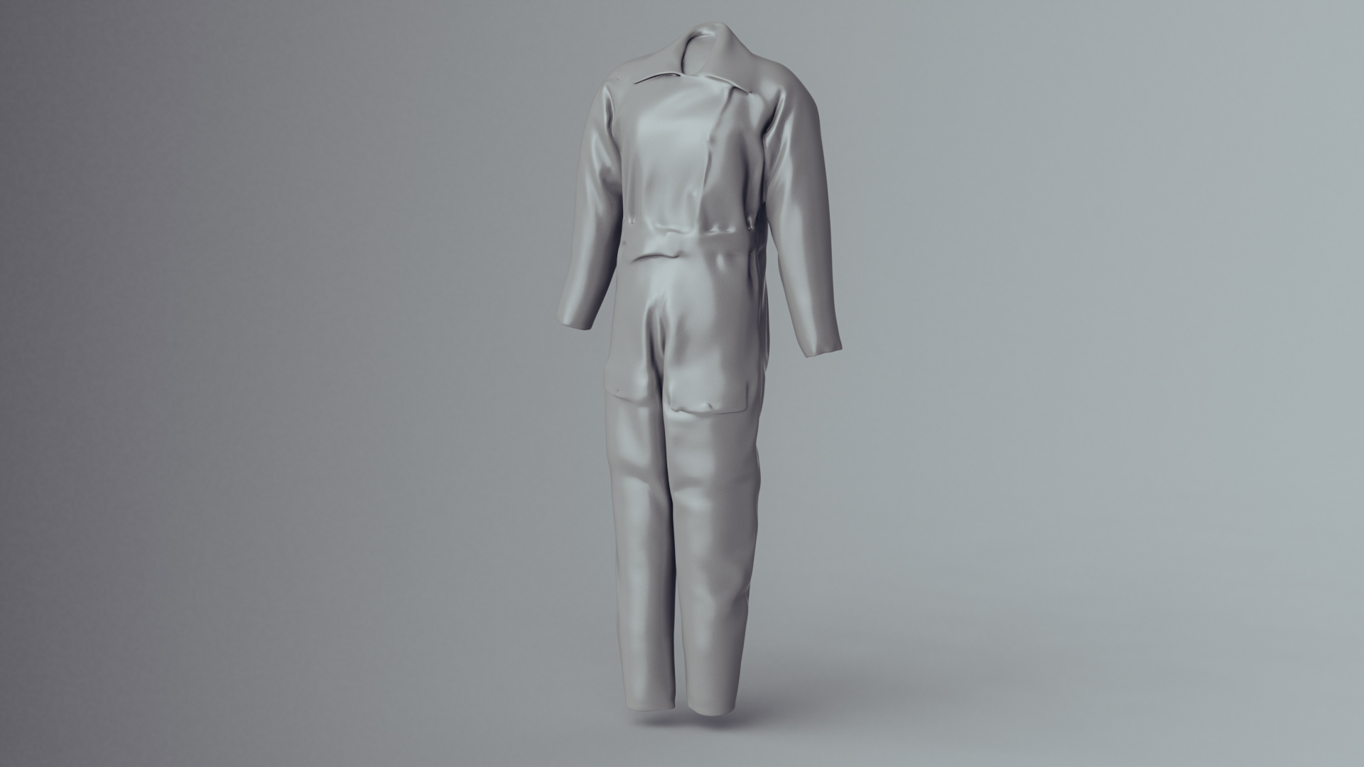 Base geometry render. No displacement.