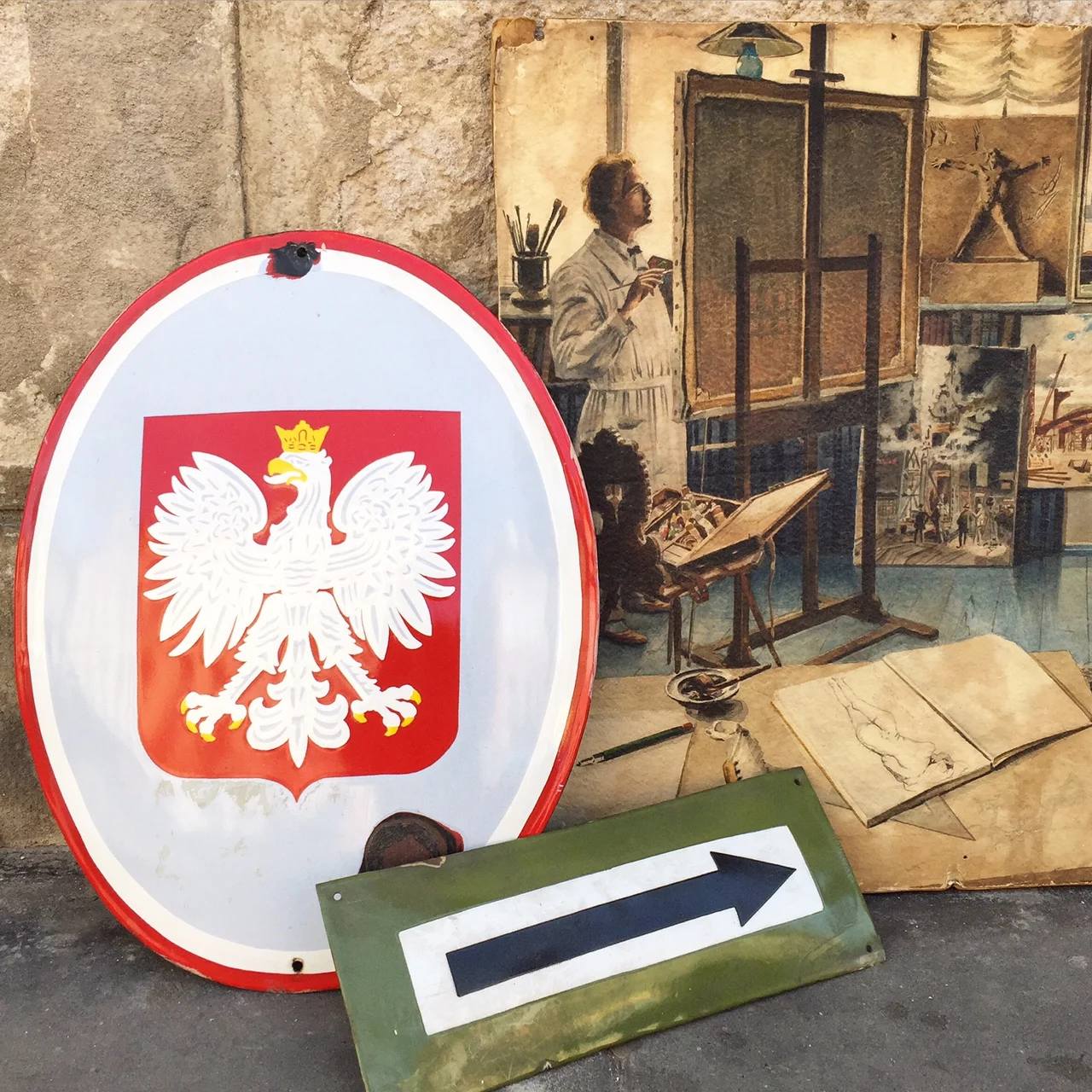 Polish White Eagle Emblem - Free Shipping