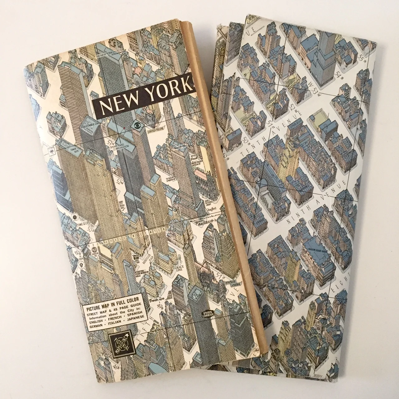 Bird's Eye Map of New York City