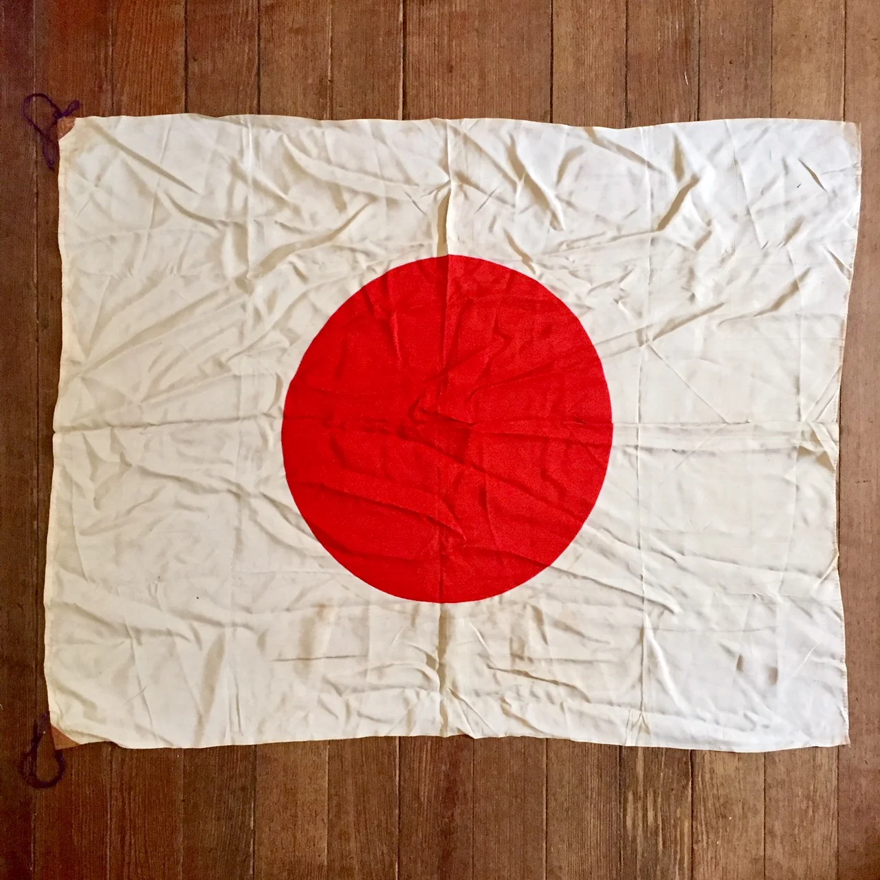 Vintage Silk Japanese Flag