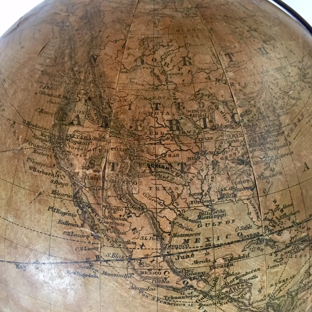 Ken Wingard's DIY Personal History Globe Art | Home \u0026 Family, image size:1000x1000