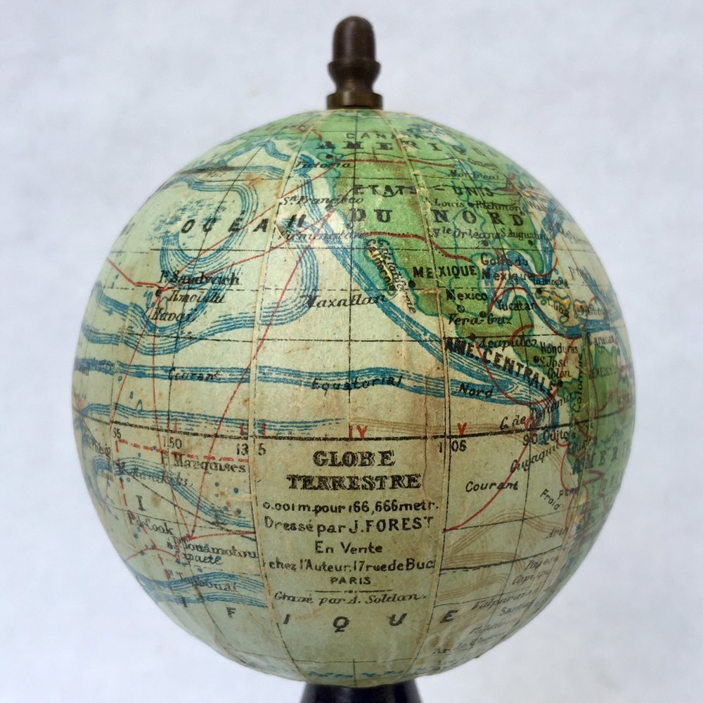 Petite French Terrestrial Globe by J. Forest — Omniterrum