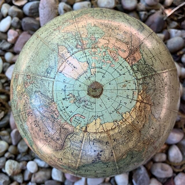 152 years of dirt gone in an instant! I&rsquo;m beyond thrilled with how well this 1868 6&rdquo; Schedlers globe is cleaning up! I&rsquo;ll post more updates in stories!