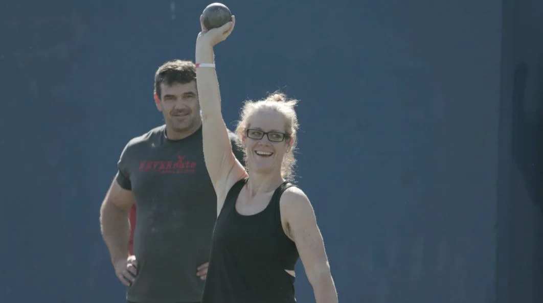 Brenda McPeak is competing in rowing, running, shot put, and discus at the Invictus Games in Toronto. (Canadian Forces Morale and Welfare Services)