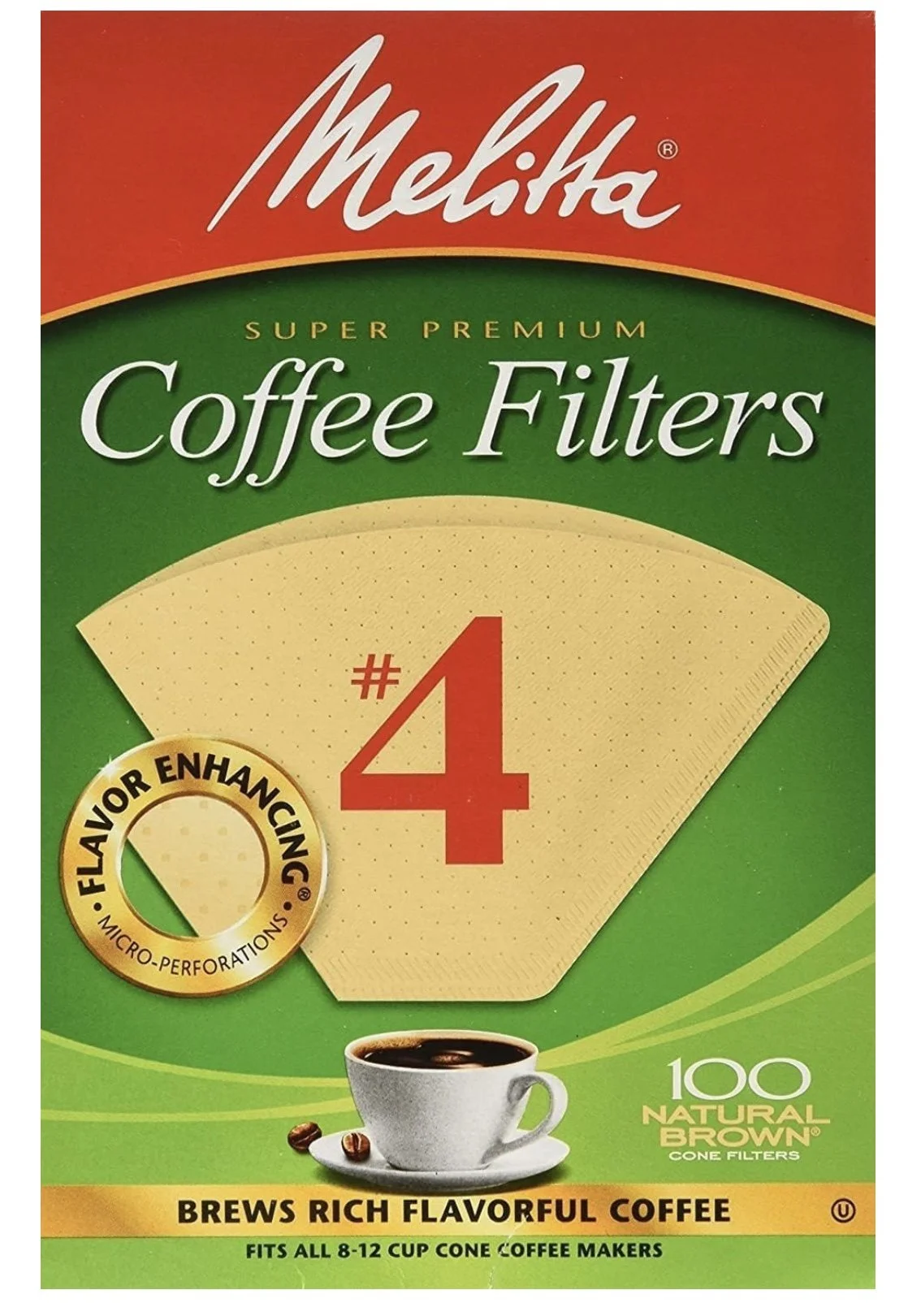 MELITTA COFFEE FILTERS NO 4
