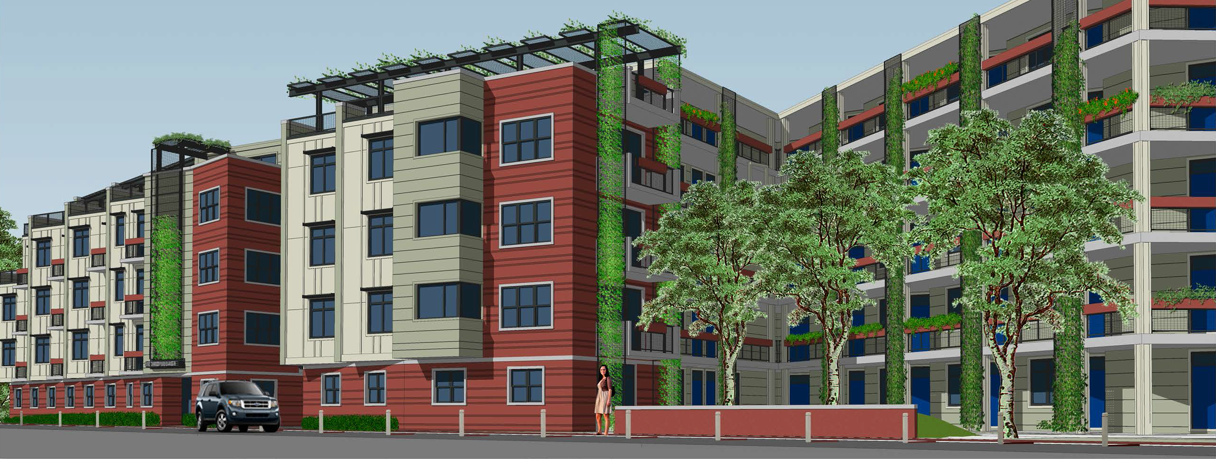 Rendering of Metro Village