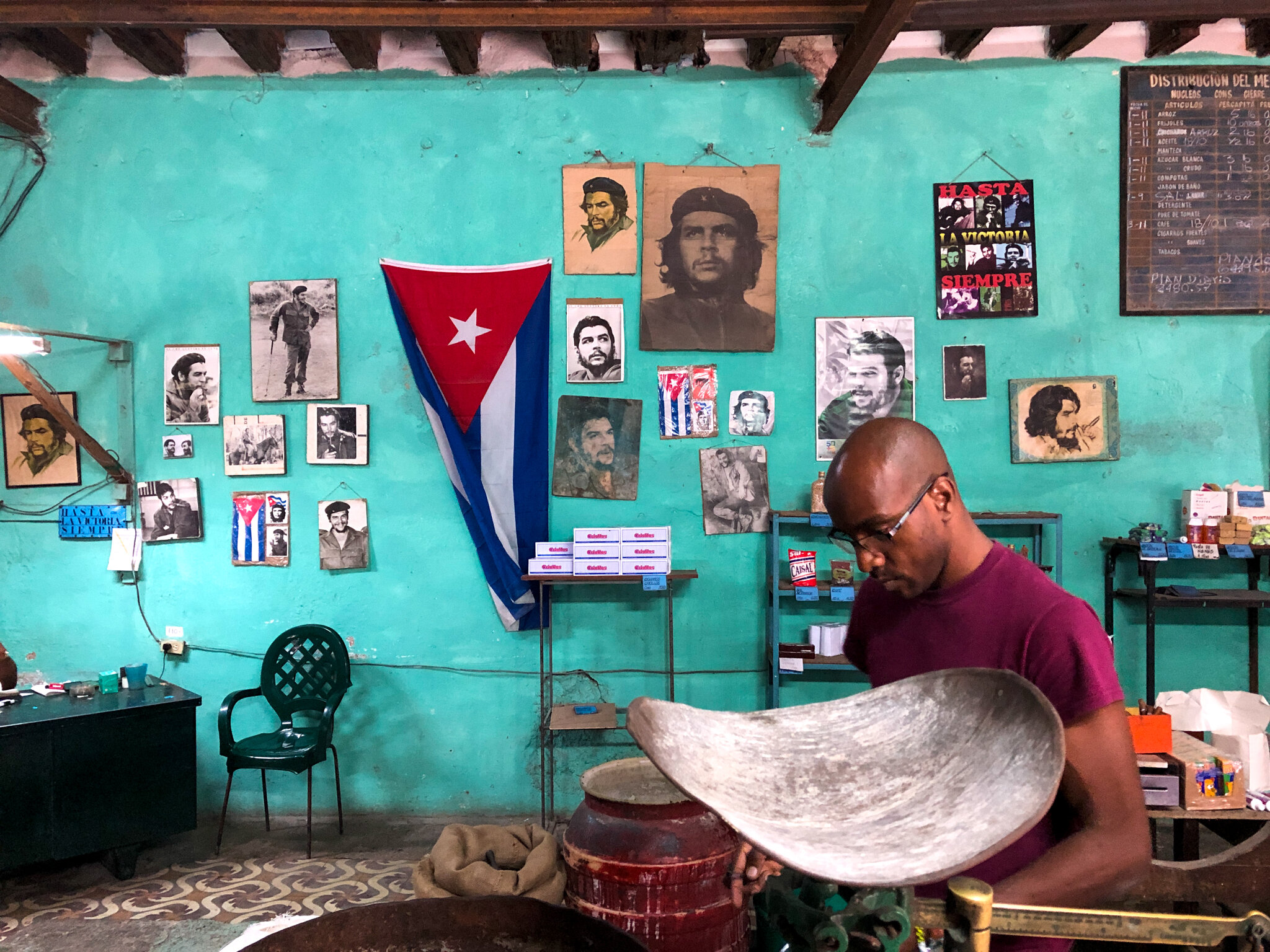  A Cuban man working in a bodega in Havana © James Clifford Kent   Over the course of its three-month run, This is Cuba was visited by over 3,000 people, including academics, curators, diplomats, filmmakers, journalists, photographers, students, scho