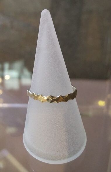 Silver textured ring - SOLD